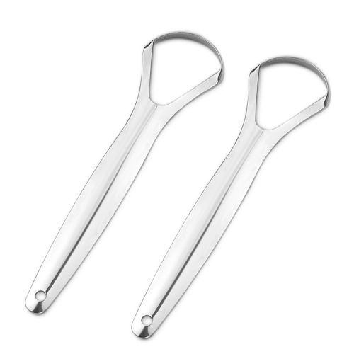 Tongue Cleaner Stainless Steel Tongue Scraper Against Bad Breath