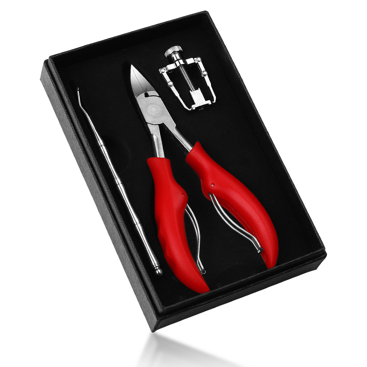 Toe Nail Nippers for Ingrown And Thick Toenails Sharp Curved Blade Clippers