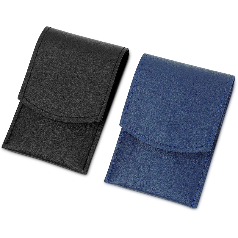 4 Pieces Manicure Set with PU Leather Case (Blue/Black)