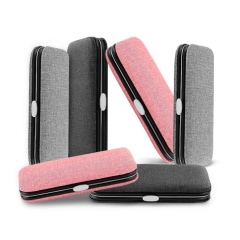 Ultimate Grooming Manicure Pedicure Tool Set of 15 Pcs (Pink, Black, Grey)