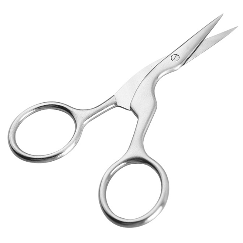 Stainless Steel Eyebrow Facial Nose Hair Trimming Scissor Set