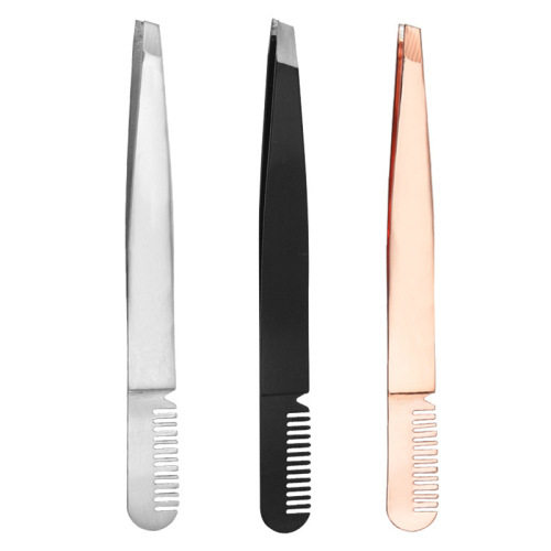 Multifunctional Eyebrow Tweezers with Eyebrow Comb (3 PCS)