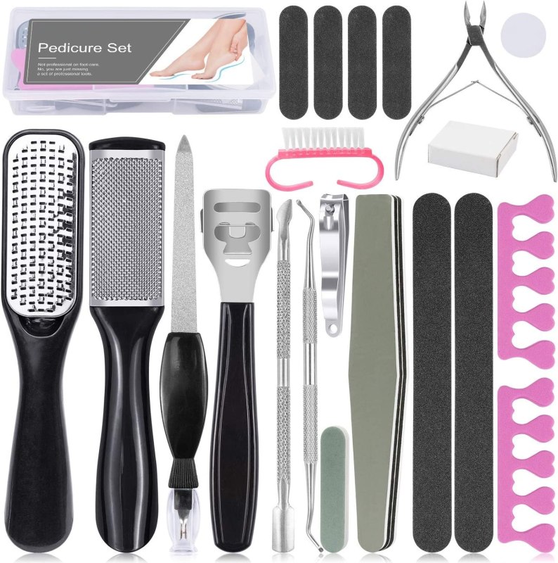 Professional Pedicure Set Manicure Tools Stainless Steel Washable Foot Care Kit