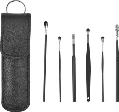Stainless Steel Ear Cleaning Tools 6 Pcs Ear Wax Removal Kit