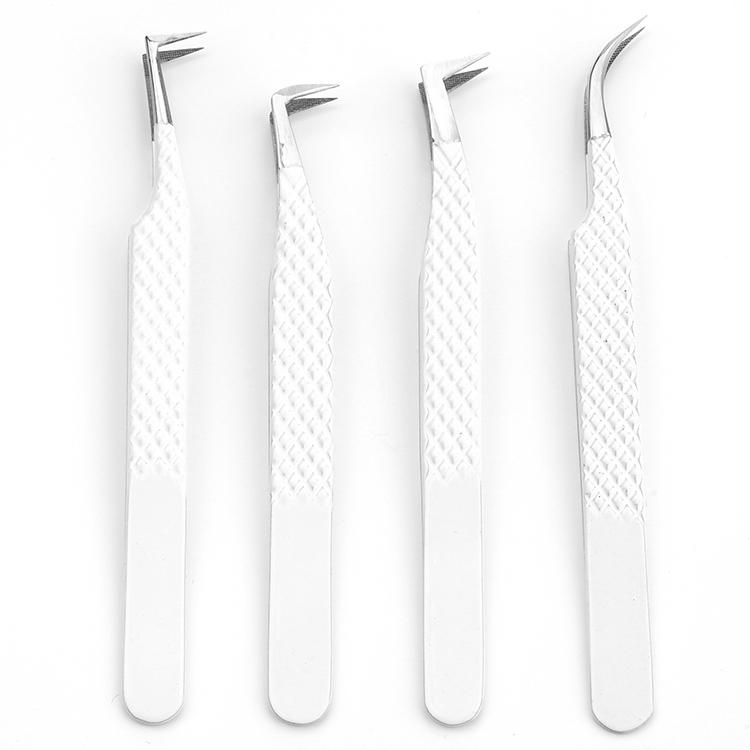 5 Pieces Eyelash Extension Tweezers Set