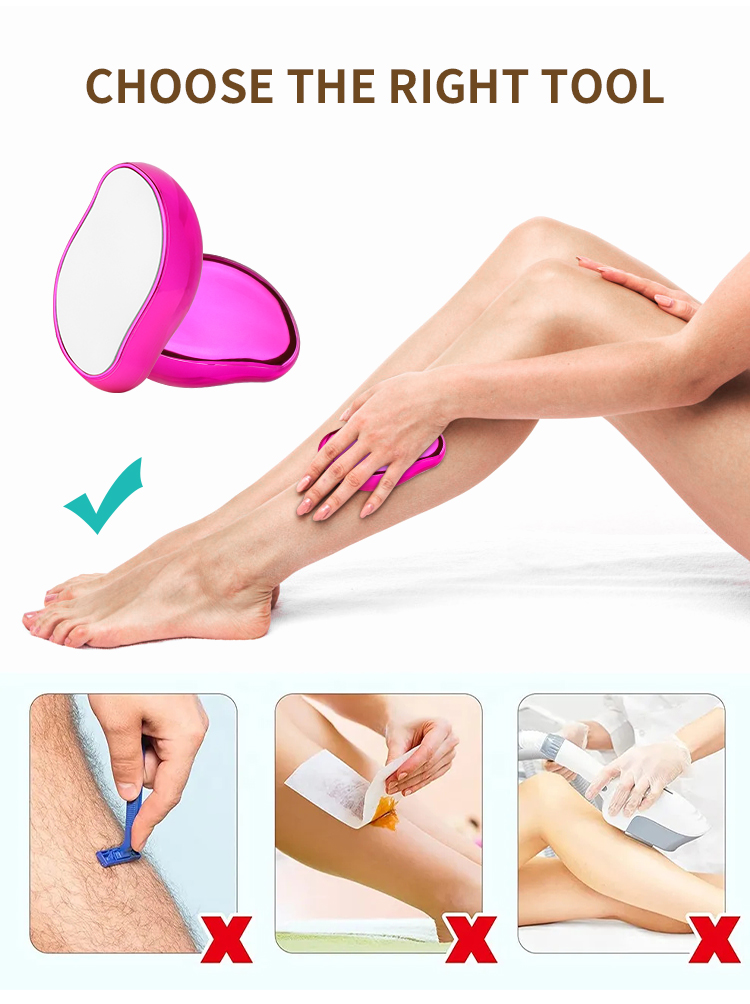 Crystal Hair Eraser for Women and Men Crystal Hair Remover