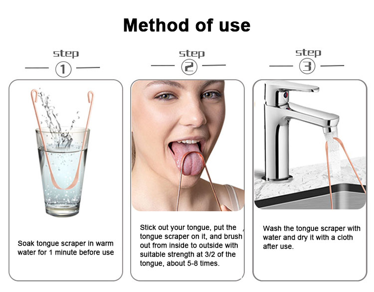 Method Of Using Tongue Scraper