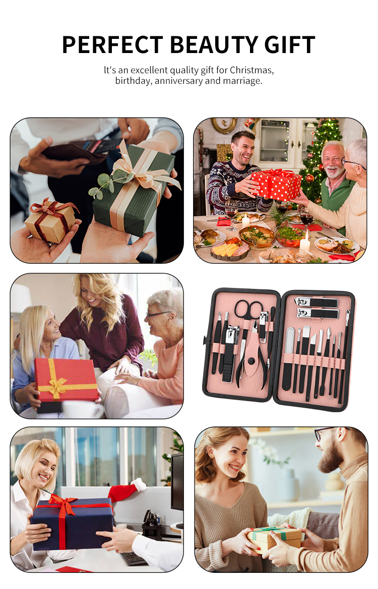 manicure kit for Home, Workplace, Outdoor Travel, Gift Giving, Beauty Salon.