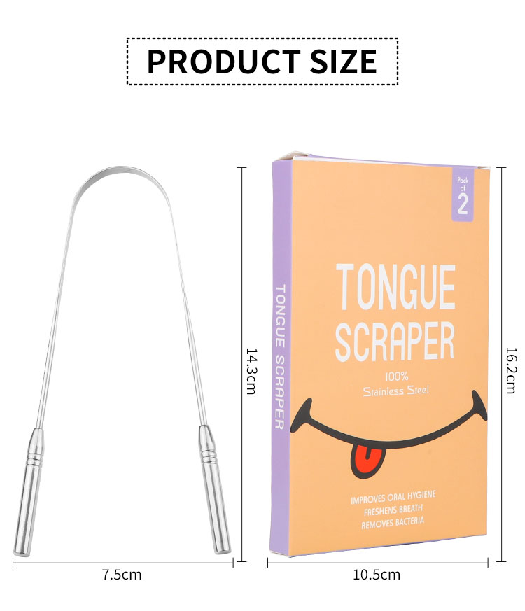 Personalized Toothbrush Tongue Scraper