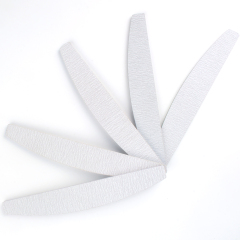 Moon Shape Zebra Emery Board Emery Boards Grey Nail File