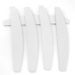 Moon Shape Zebra Emery Board Emery Boards Grey Nail File