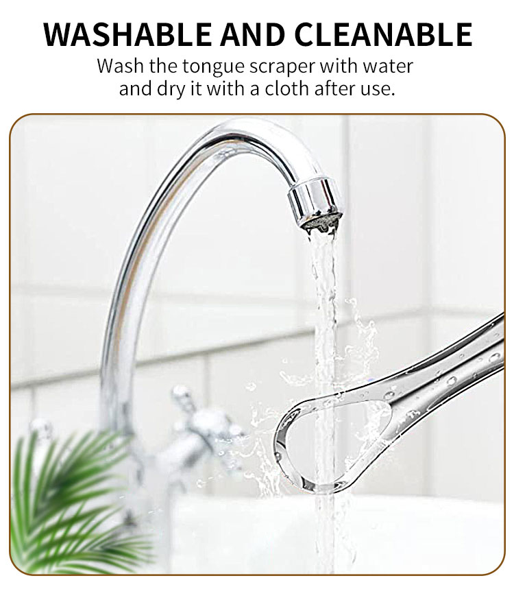 Stainless Steel Tongue Cleaner 