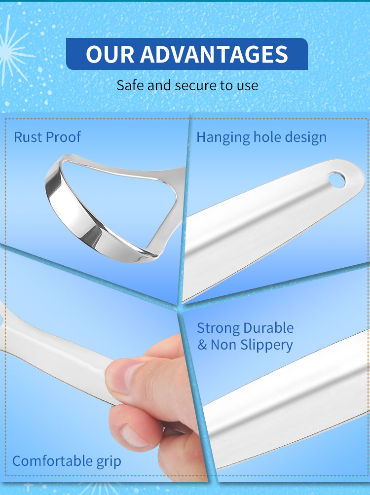 Stainless Steel Tongue Cleaner