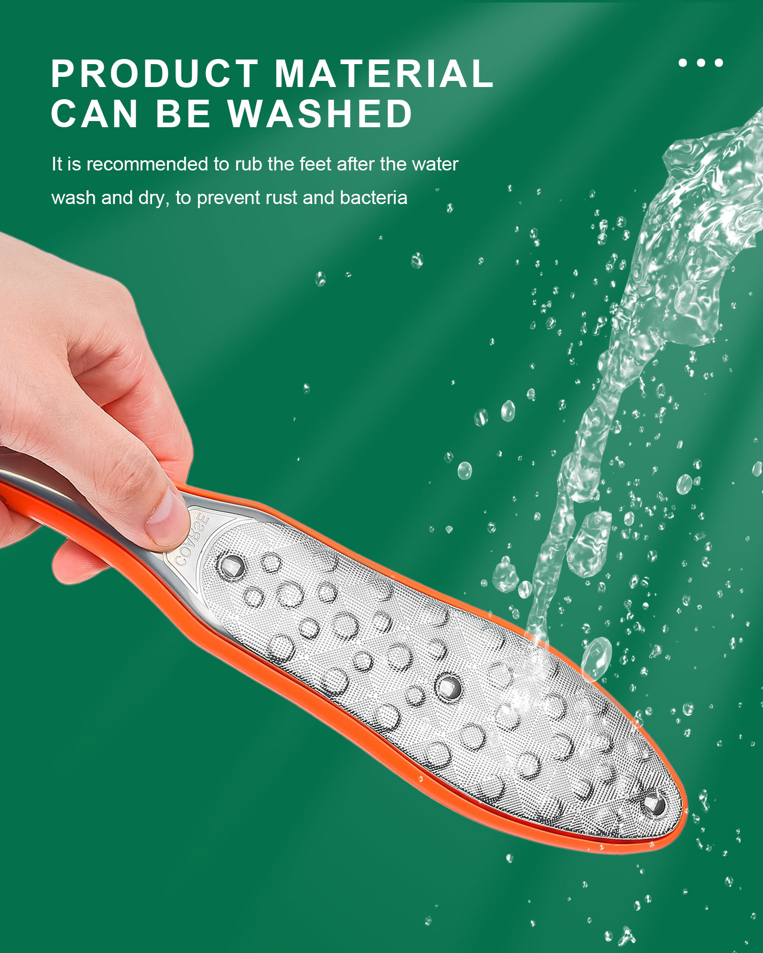 Stainless Steel Dead Skin Scrubber Exfoliating Foot File