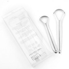 Premium 100% Stainless Steel Tongue Cleaner For Adult or Kids Oral Heath (2 Pack)