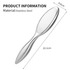 Premium Stainless Steel Foot File Callus Remover (Sliver)