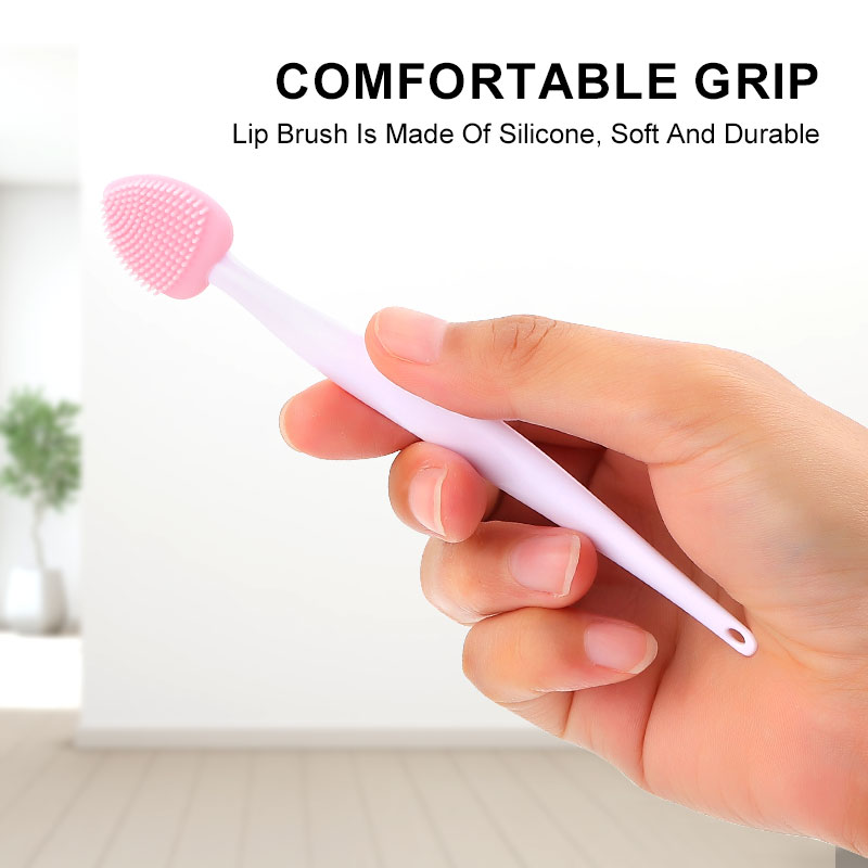 Double-Sided Silicone Exfoliating Facial Pore Cleansing Brush