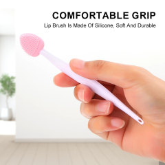 Double-Sided Silicone Exfoliating Facial Pore Cleansing Brush