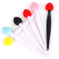 Double-Sided Silicone Exfoliating Facial Pore Cleansing Brush