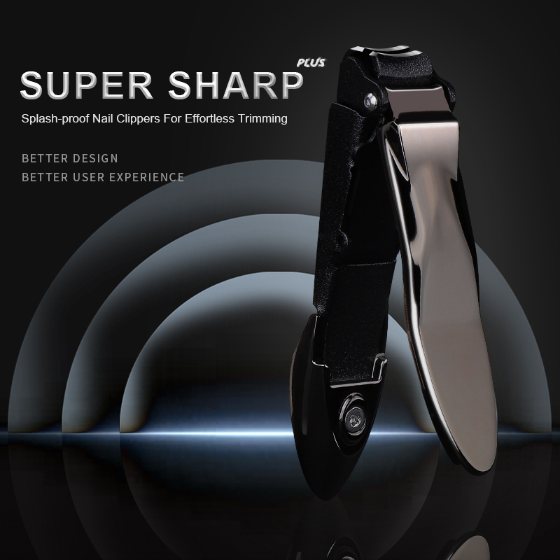 Razor-Sharp Heavy Duty Nail Clippers For Men With Catcher