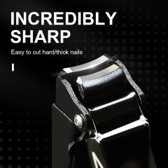 Razor-Sharp Heavy Duty Nail Clippers For Men With Catcher
