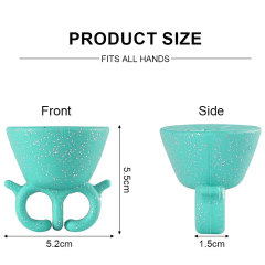 Anti Spill Wearable Nail Polish Holder Ring