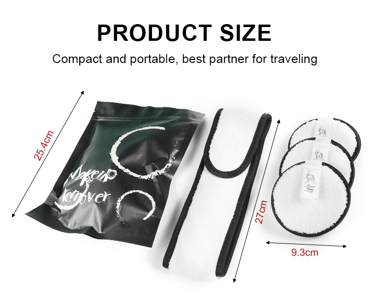 Eco friendly makeup cleaning pads