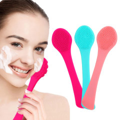 2 In 1 Double Sided Soft Flexible Silicone Face Mask Brush