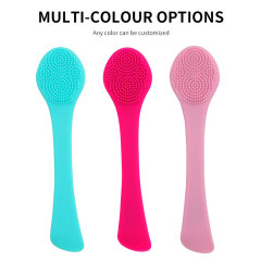2 In 1 Double Sided Soft Flexible Silicone Face Mask Brush