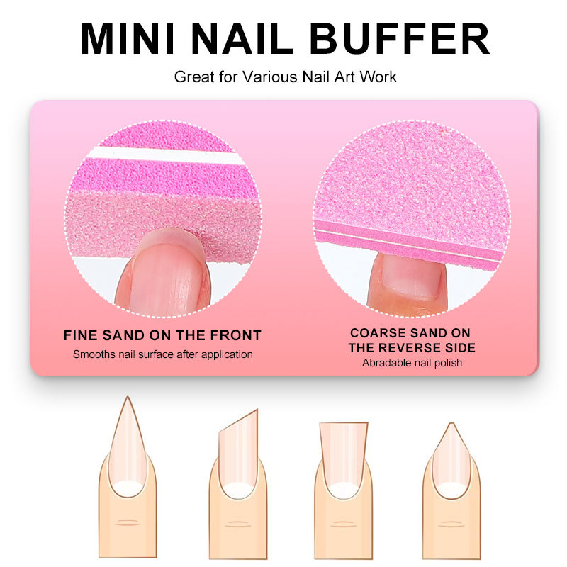 Washable Grinding Polishing Portable Nail Buffer Block
