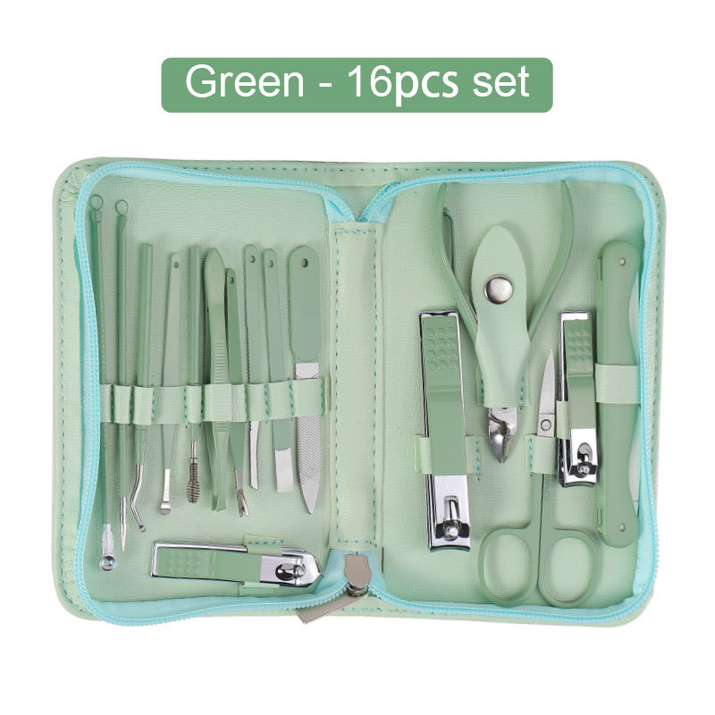 Professional 16 PCS + 7PCS Nail Clipper Home Use Manicure Kit