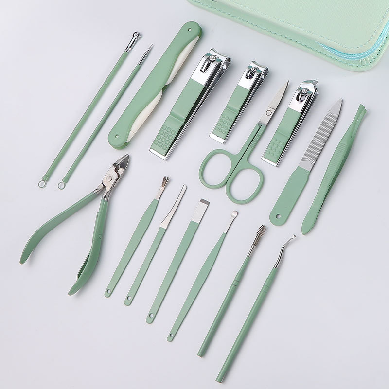 Professional 16 PCS + 7PCS Nail Clipper Home Use Manicure Kit