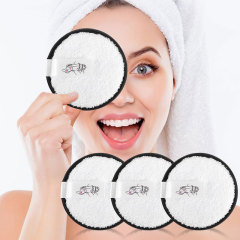 Eco-friendly Reusable Facial Makeup Cleansing Pad Set (With Headband)