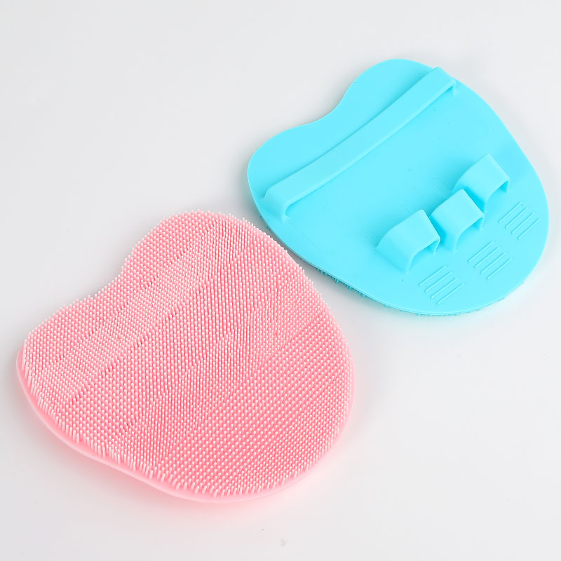 Exfoliating Shower Massage Brush Bathroom Soft Silicone Scraper