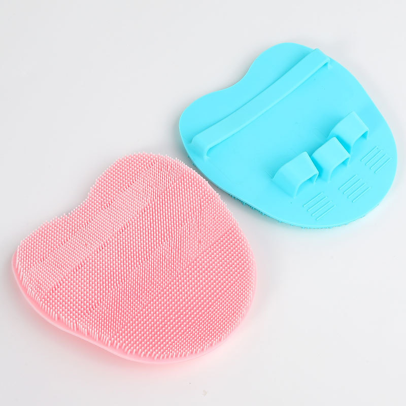 Exfoliating Shower Massage Brush Bathroom Soft Silicone Scraper