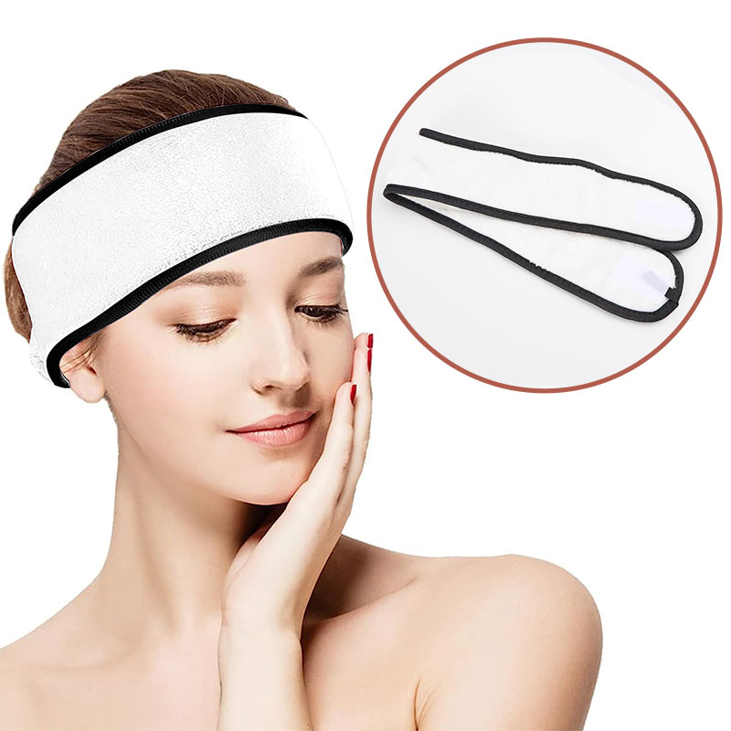 Eco-friendly Reusable Facial Makeup Cleansing Pad Set (With Headband)