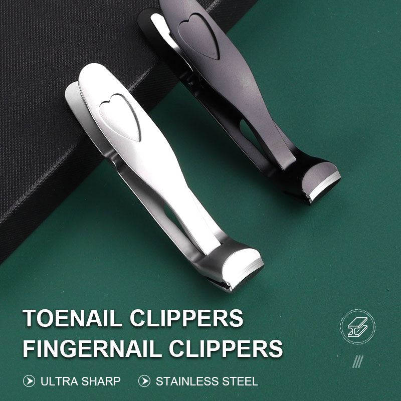 Professional Stainless Steel Manicure Cutter Nail Clipper Set (Glass/Metal File)