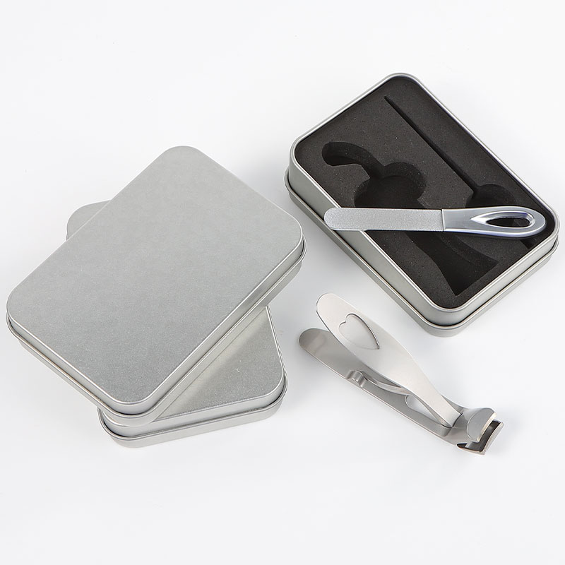 Professional Stainless Steel Manicure Cutter Nail Clipper Set (Glass/Metal File)