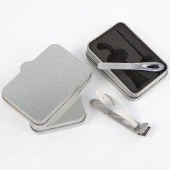 Professional Stainless Steel Manicure Cutter Nail Clipper Set (Glass/Metal File)