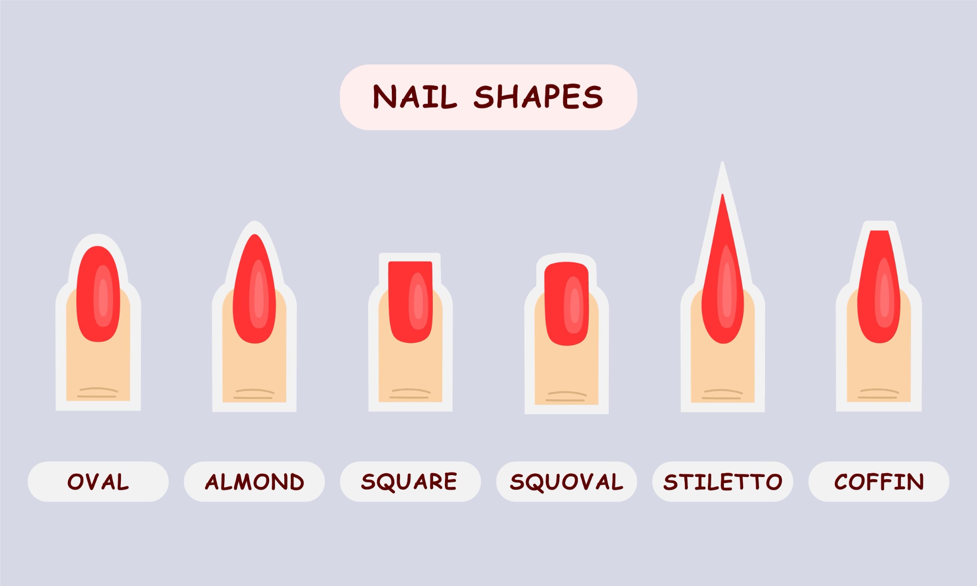 How to Find the Perfect Nail Shapes for Your Hand and Achieve Them