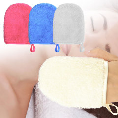 Facial Cleaning Glove Towels Microfiber Fleece Makeup Remover