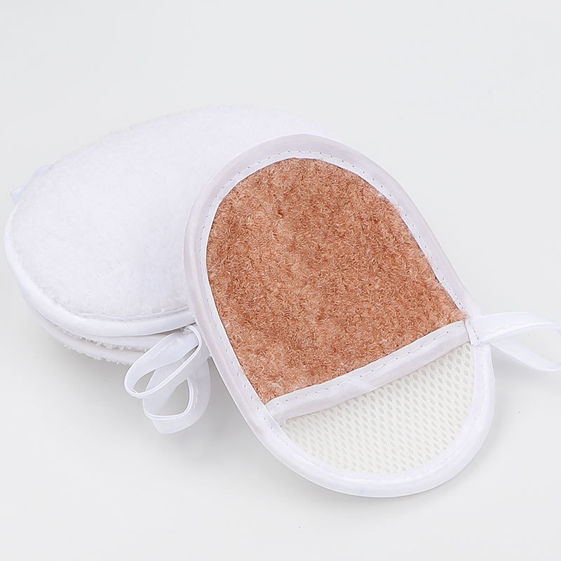 Reusable Makeup Remover Mitt Gloves Facial Cloth Pads