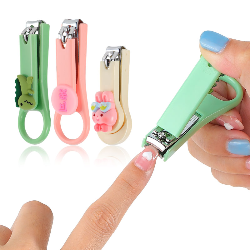 Cartoon Nail Clippers Cute Baby Safety Nail Cutter Child Manicure Tools