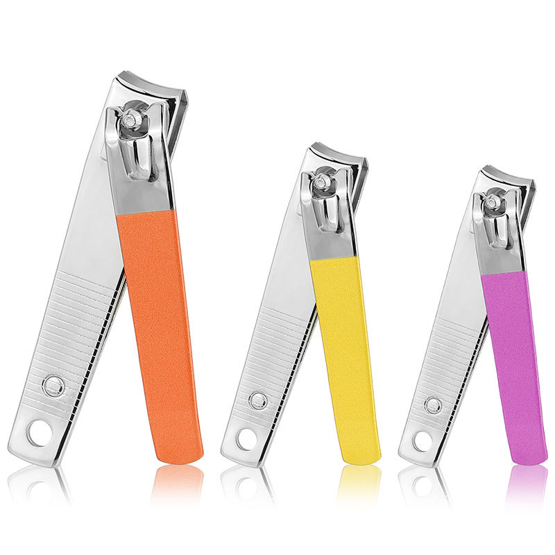 Nail Clippers Stainless Steel Spray Paint Multi-Color Spray Nail Cutters