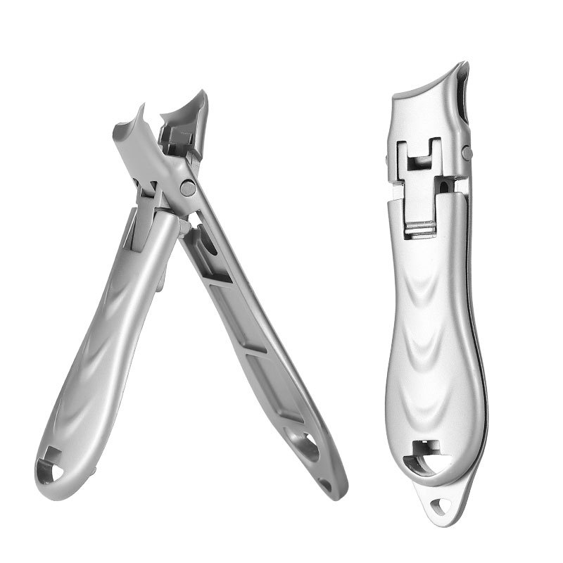 Ultra Thin Portable Nail Clippers Head Curved Wide Jaw Opening Cutter