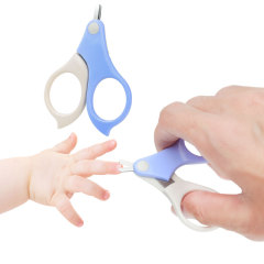 Wholesale Price Blunt Rounded Tip End Baby Nail Scissors Safety Manicure Finger Clipper for Infant Newborns