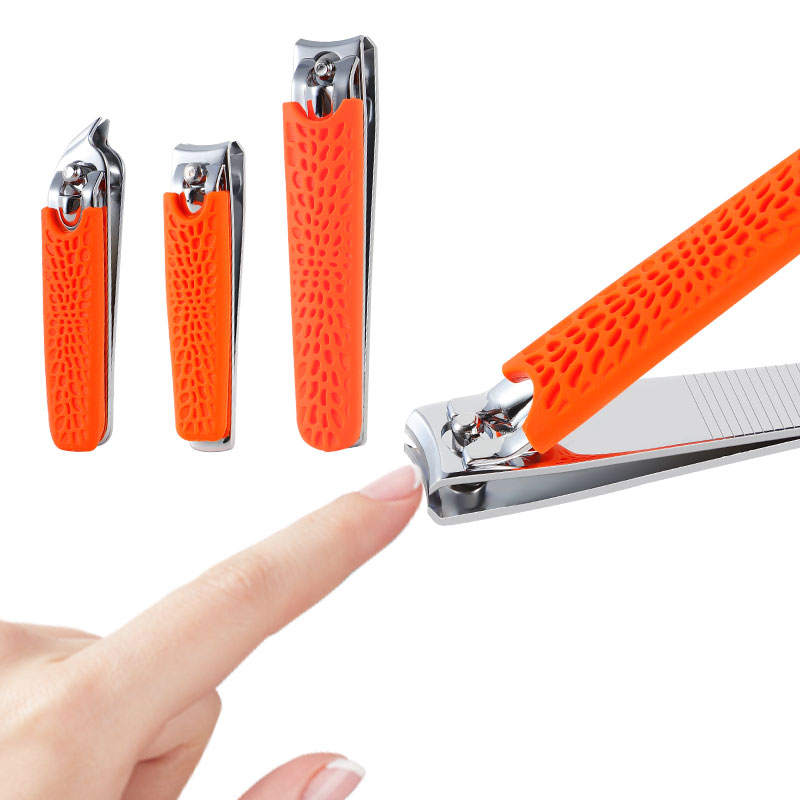 Luxury Multifunctional Stainless Steel Nail Clippers Set 3PCS Packing Box