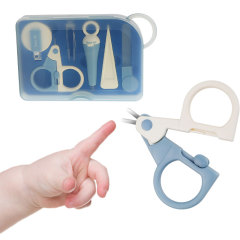 Cute Baby Care Manicure Personal Care Nail Clipper Set (Blue)