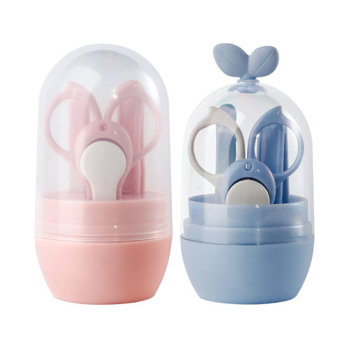 4-in-1 Baby Nail Kit Transparent And Lovely Box With Cute Decoration