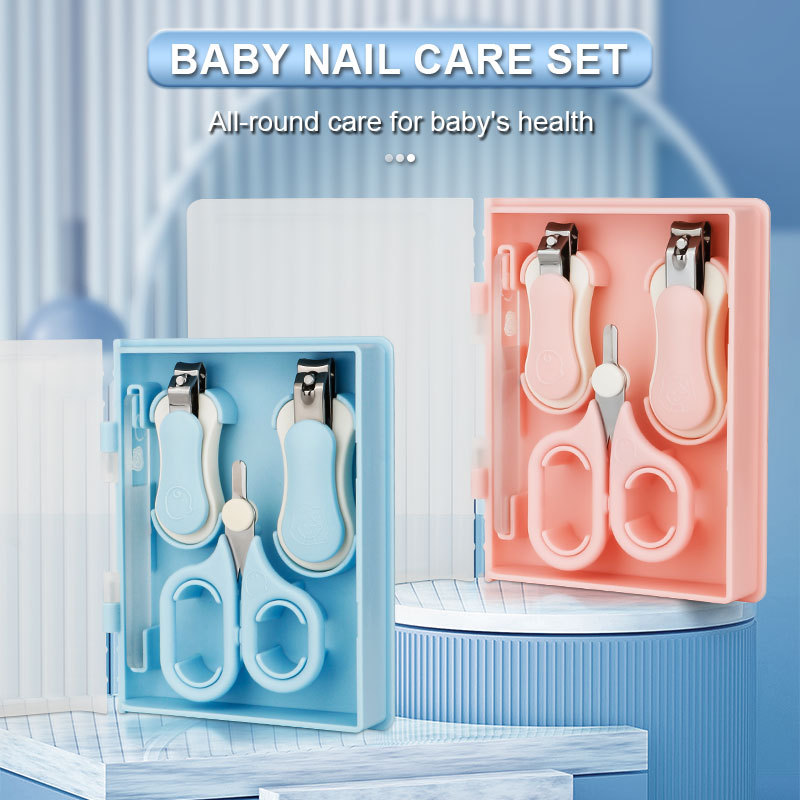 Baby Daily Nail Care Safety Scissors Trimmer Grooming Kits